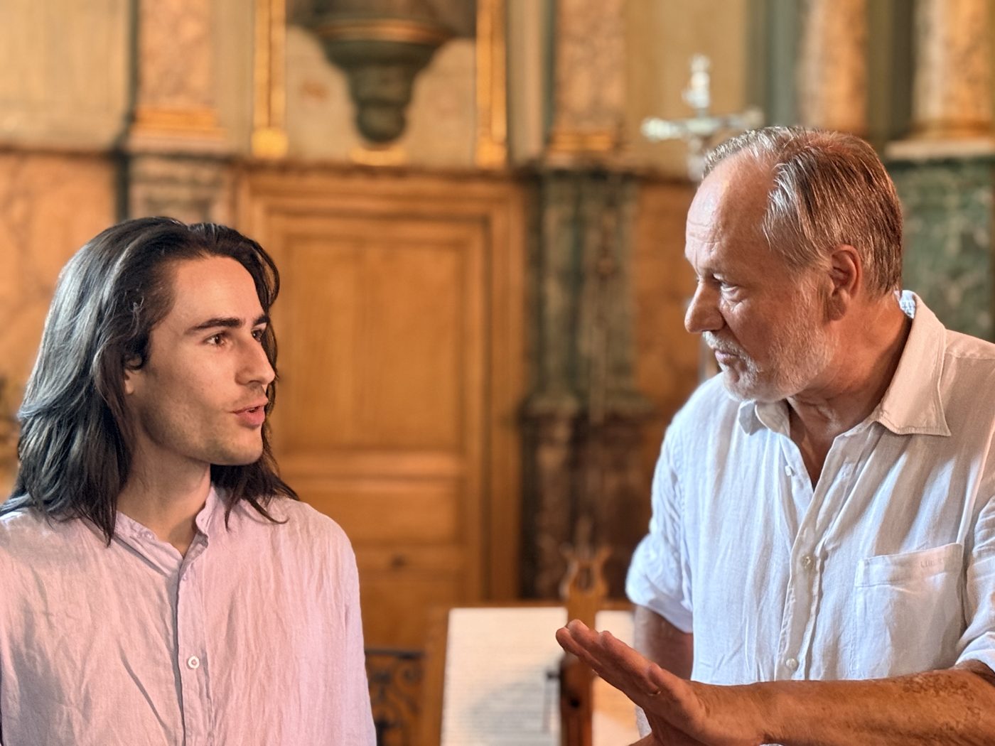 Jean-Marc Turpin, baritenor, et le pianiste Arnaud Kérébel